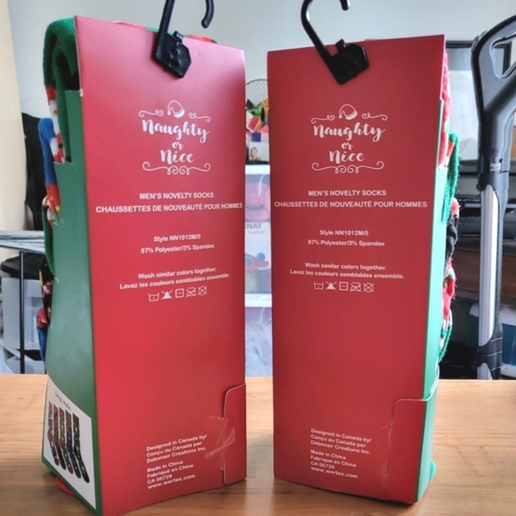 10 Novelty Christmas Socks- Naught or Nice & Nutcracker Underwear - Picture 10 of 10